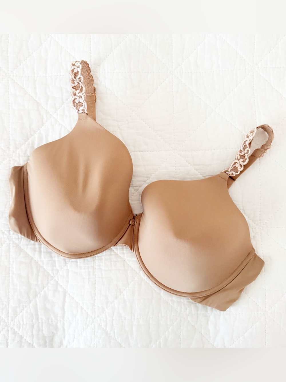 Natori 38DD Pure Luxe Bra Nude Tan